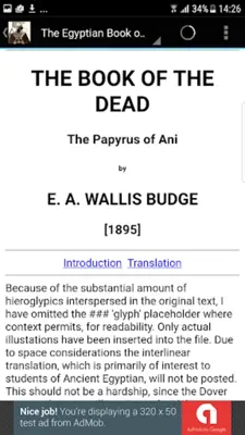 The Egyptian Book of Dead android App screenshot 2